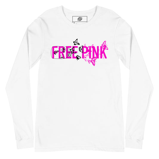 PINK BUTTERFLY Long Sleeve